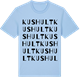Blue Soul t-shirt med Kushult ordlek t-shirt