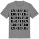 Mid Heather Gray t-shirt med Kvarnagård ordlek t-shirt