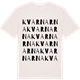 Vintage White t-shirt med Kvarnarna ordlek t-shirt