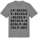 Mid Heather Gray t-shirt med Kvarnen ordlek t-shirt