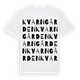 Kvarngården ordlek t-shirt