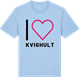 Blue Soul t-shirt med Jag älskar Kvighult t-shirt stort tryck