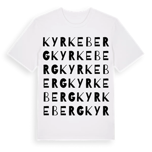 Kyrkeberg ordlek t-shirt – ekologisk bomull t-shirt från Pinshirt