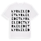 Kyrkeledet ordlek t-shirt