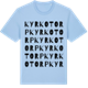 Blue Soul t-shirt med Kyrkotorp ordlek t-shirt