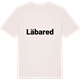 Vintage White t-shirt med Läbared fetstil t-shirt