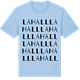 Blue Soul t-shirt med Lahall ordlek t-shirt