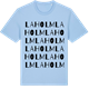 Blue Soul t-shirt med Laholm ordlek t-shirt
