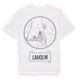 White t-shirt med Laholm t-shirt