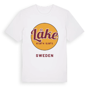 Låke cirkel t-shirt – ekologisk bomull t-shirt från Pinshirt