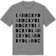 Mid Heather Gray t-shirt med Landeryd ordlek t-shirt
