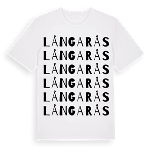 Långarås ordlek t-shirt – ekologisk bomull t-shirt från Pinshirt