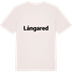 Vintage White t-shirt med Långared fetstil t-shirt