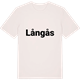 Vintage White t-shirt med Långås fetstil t-shirt