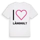 Jag älskar Långhult t-shirt stort tryck