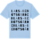 Blue Soul t-shirt med Lars-Bengtsgården ordlek t-shirt