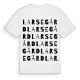 Larsegård ordlek t-shirt