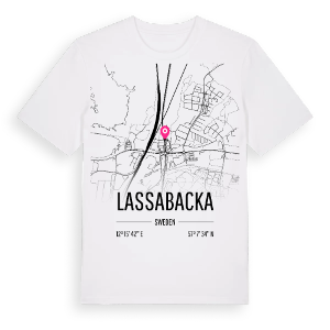 Lassabacka karta t-shirt – ekologisk bomull t-shirt från Pinshirt