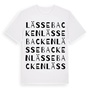 Lässebacken ordlek t-shirt – ekologisk bomull t-shirt från Pinshirt