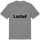 Mid Heather Gray t-shirt med Lastad fetstil t-shirt