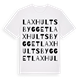 Laxhultsbygget ordlek t-shirt