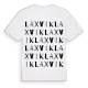 Laxvik ordlek t-shirt