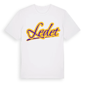 Ledet baseball t-shirt – ekologisk bomull t-shirt från Pinshirt