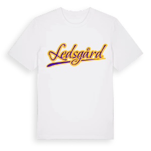 Ledsgård baseball t-shirt – ekologisk bomull t-shirt från Pinshirt