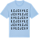 Blue Soul t-shirt med Lejeby ordlek t-shirt