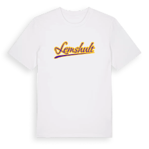 Lemshult baseball t-shirt – ekologisk bomull t-shirt från Pinshirt
