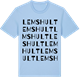 Blue Soul t-shirt med Lemshult ordlek t-shirt