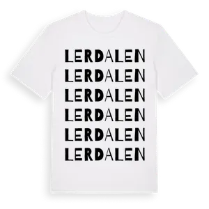 Lerdalen ordlek t-shirt – ekologisk bomull t-shirt från Pinshirt