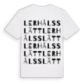 Lerhålsslätt ordlek t-shirt