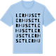 Blue Soul t-shirt med Lerhuset ordlek t-shirt