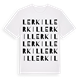 Lerkil ordlek t-shirt