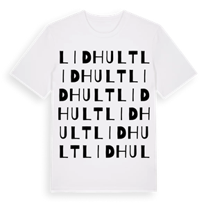 Lidhult ordlek t-shirt – ekologisk bomull t-shirt från Pinshirt