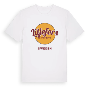 Liljefors cirkel t-shirt – ekologisk bomull t-shirt från Pinshirt