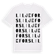 Liljefors ordlek t-shirt