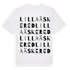 Lilla Äskered ordlek t-shirt – ekologisk bomull t-shirt från Pinshirt