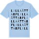 Blue Soul t-shirt med Lilla Ättarp ordlek t-shirt