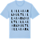 Blue Soul t-shirt med Lilla Barkhult ordlek t-shirt