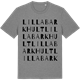 Mid Heather Gray t-shirt med Lilla Barkhult ordlek t-shirt