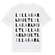 Lilla Barkhult ordlek t-shirt