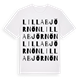 Lilla Björnön ordlek t-shirt