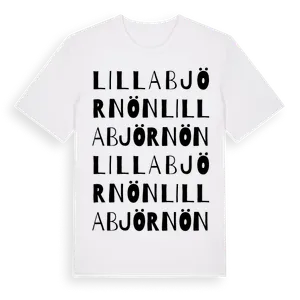 Lilla Björnön ordlek t-shirt – ekologisk bomull t-shirt från Pinshirt