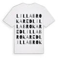 Lilla Brokared ordlek t-shirt
