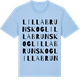 Blue Soul t-shirt med Lilla Brunskog ordlek t-shirt