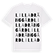 Lilla Dränggård ordlek t-shirt