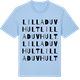 Blue Soul t-shirt med Lilla Duvhult ordlek t-shirt