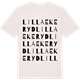Vintage White t-shirt med Lilla Ekeryd ordlek t-shirt